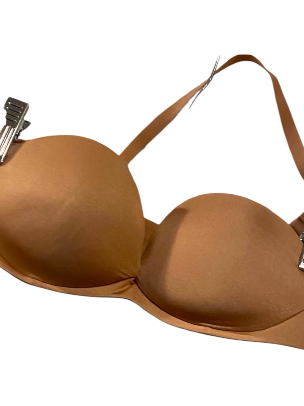 NWT Skims Ultimate Push-up Strapless Bra (flaw No strap) CLAY Size 34A